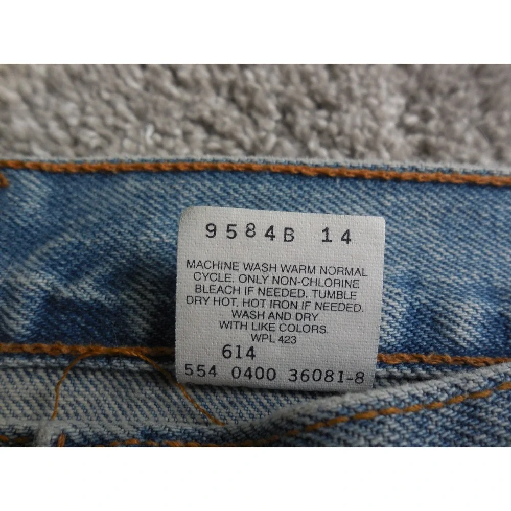 VTG DEADSTOCK Levis 505 Mens Jeans 36x30 Blue Regular Fit Straight 2000 90s Y2K